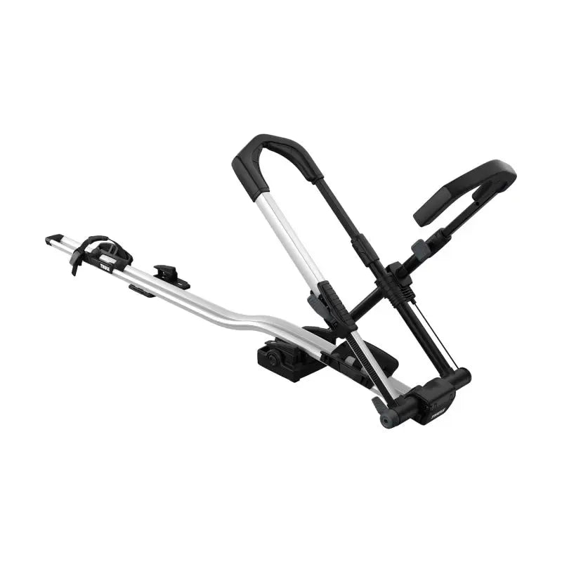 Keystone 599000 Bike Rack Roof Rack Mount; Holds 1 Bike; Up To 44 Pound Weight Capacity; Fort Mount With Tire Clamp; Non-Foldable; Black