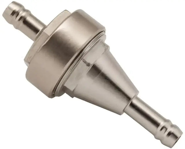 BikeMaster 1/4in Inline Fuel Filter - Titanium - 152401 - Delivery
