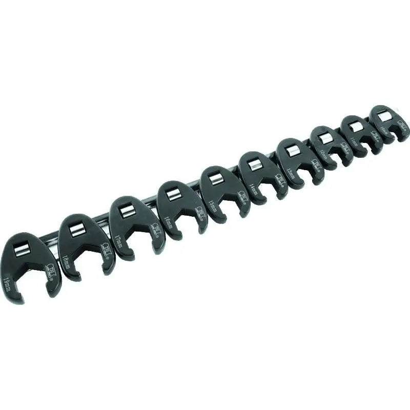 Bike Master 151530 BikeMaster 10-pc 3/8in Drive Metric Flare Crow Foot Wrench Set - 151530