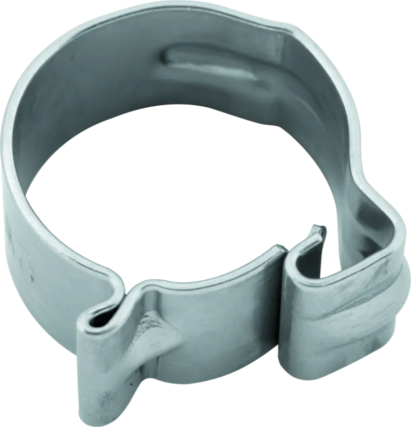 Silver-colored metal hose clamp from BikeMaster 13.5mm replacement 10pcs set for 5mm replacement