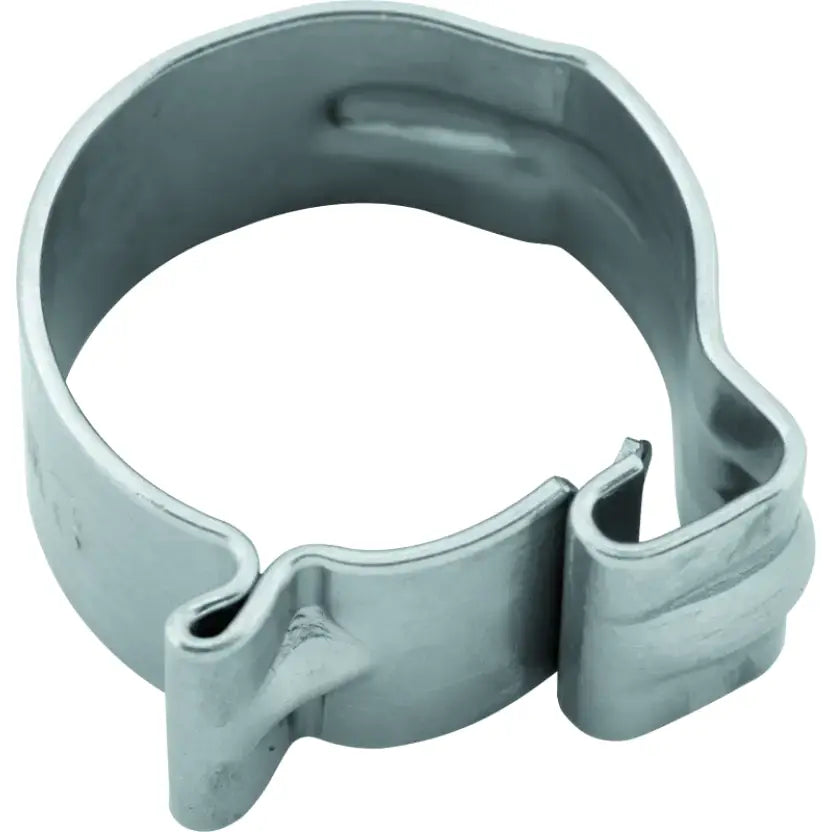 Silver-colored metal hose clamp from BikeMaster 13.5mm replacement 10pcs set for 5mm replacement