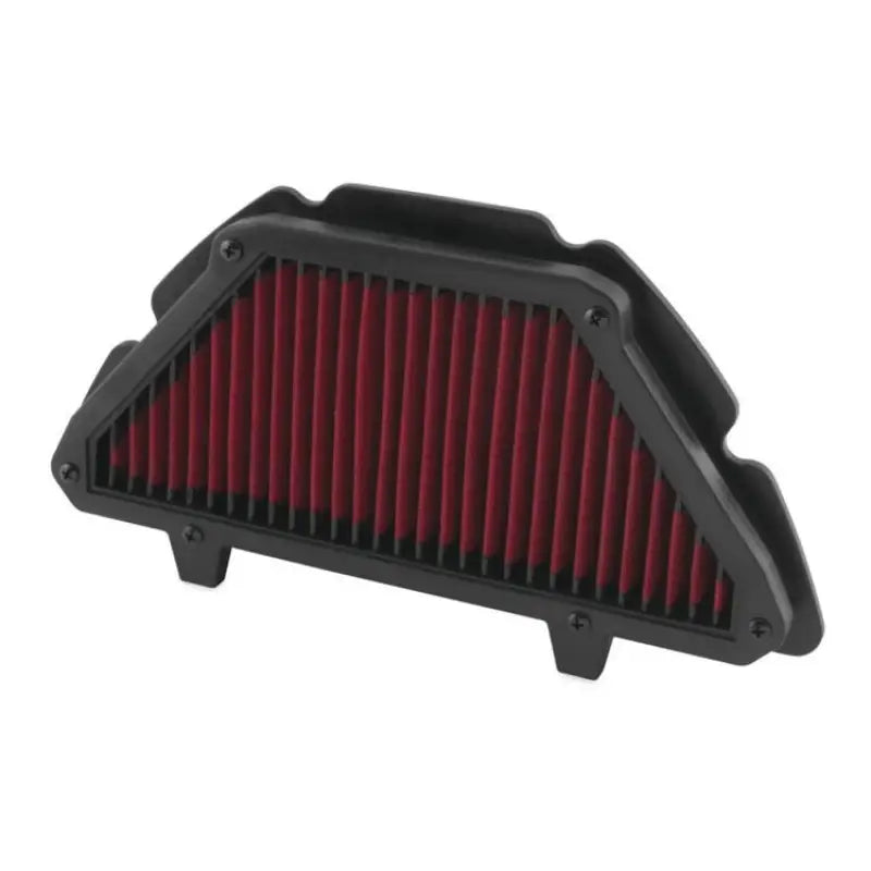 Red air filter with black frame for Yamaha YZF-R1 air filter upgrade