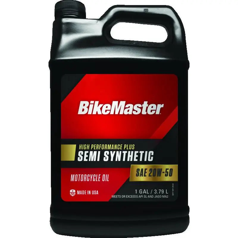 Bike Master 532320 BikeMaster 20W50 Semi Synthetic Oil - Gallon - 532320