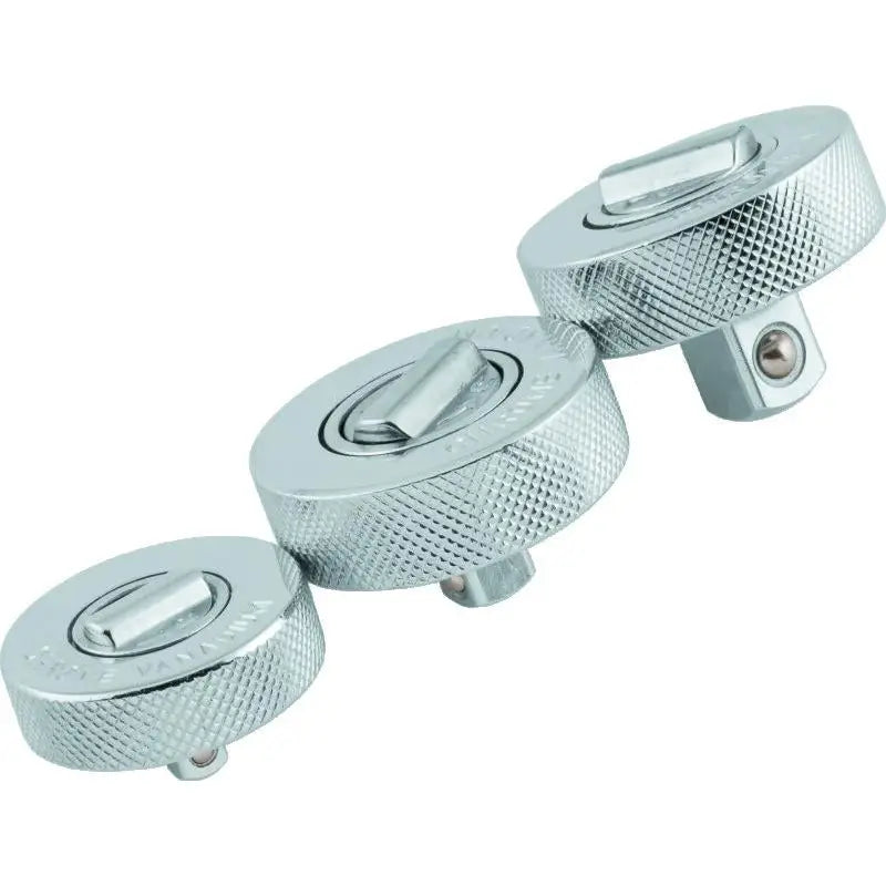 Bike Master 152220 BikeMaster 3-pc Palm Rachet Set - 1/4in Drive / 3/8in Drive / 1/2in Drives - 152220