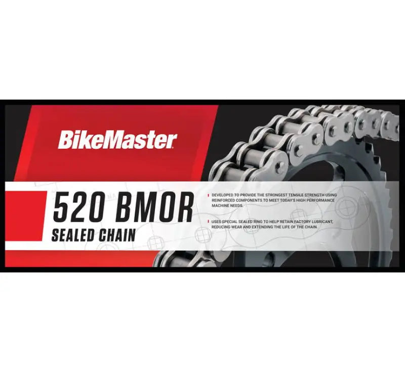 BikeMaster 520x98 BMOR sealed chain on BikeMaster 520x98 BMOR O-Ring Chain product page