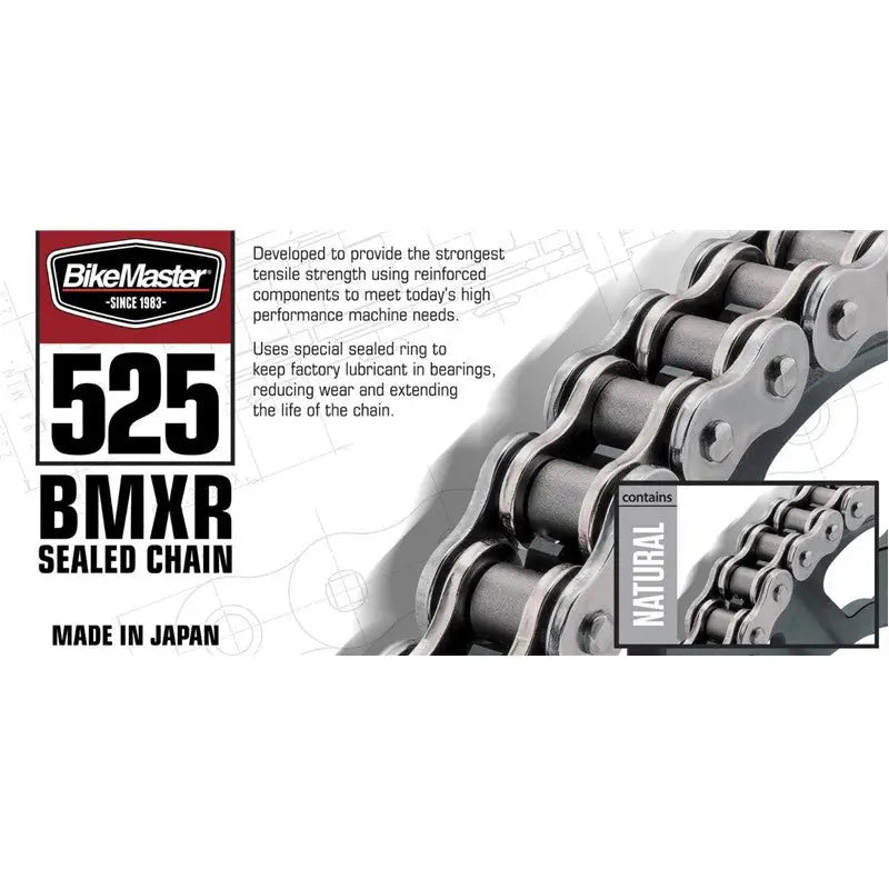 BikeMaster 525 BMXR O-Ring Rivet Link - Nickle - 197488 - Drivetrain