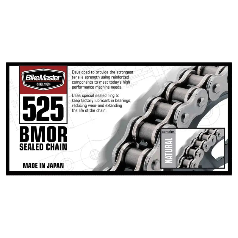 BikeMaster 525x108 BMOR O-Ring Chain - 197254 - Drivetrain