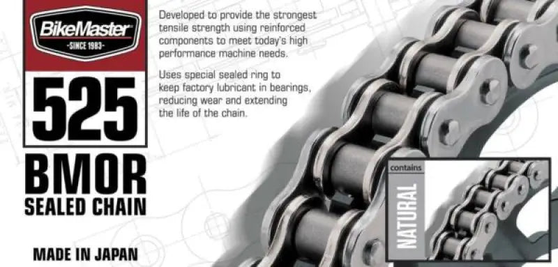 BikeMaster 525x110 BMOR O-Ring Chain - 197255 - Drivetrain