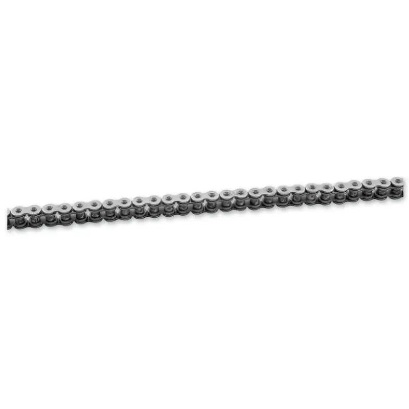 Silver-toned roller chain from BikeMaster 525x110 BMXR for bikes and BMX racing