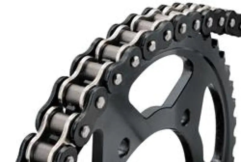 Motorcycle chain and sprocket for BikeMaster 525x150 BMZR Z-Ring Chain in black chrome