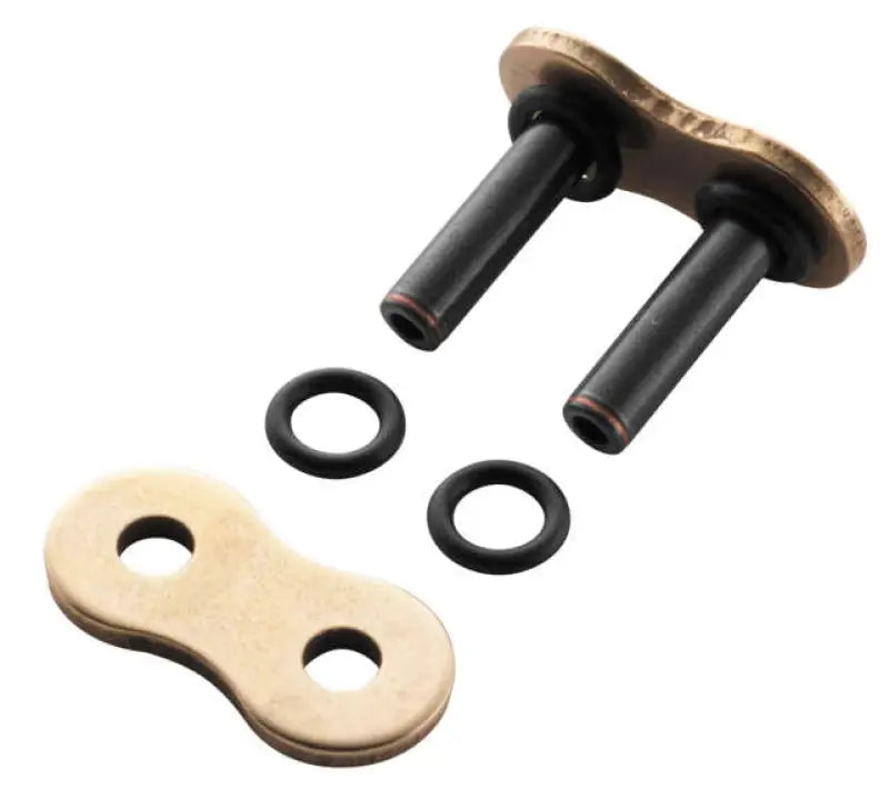 Motorcycle chain connecting link with BMOR O-Ring Rivet for BikeMaster 530 Gold