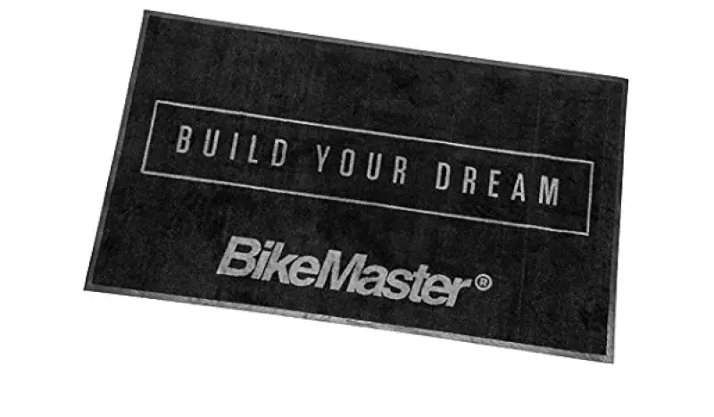 Black BikeMaster shop mat 5ft x 3ft for garage or workshop use