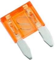 Orange automotive mini blade fuse for BikeMaster 5Piece 5A replacement blade fuse