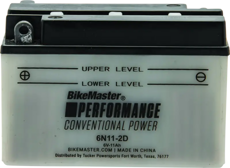 BikeMaster 6N11-2D Battery - BikeMaster