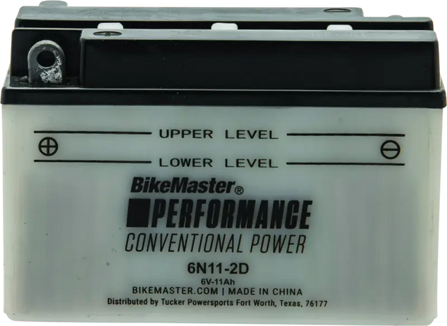 BikeMaster 6N11-2D Battery - BikeMaster