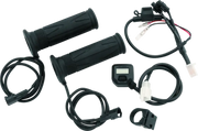 BikeMaster 7/8in heated grips with LCD switch for cozy riding on 8in heated grips