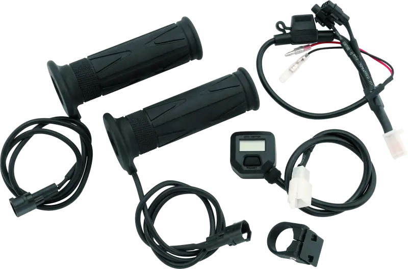 BikeMaster 7/8in heated grips kit with lcd switch for easy control
