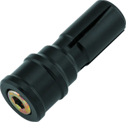 Black metal collet for BikeMaster Adapter 7/8in Barend Mirror 8in barend look