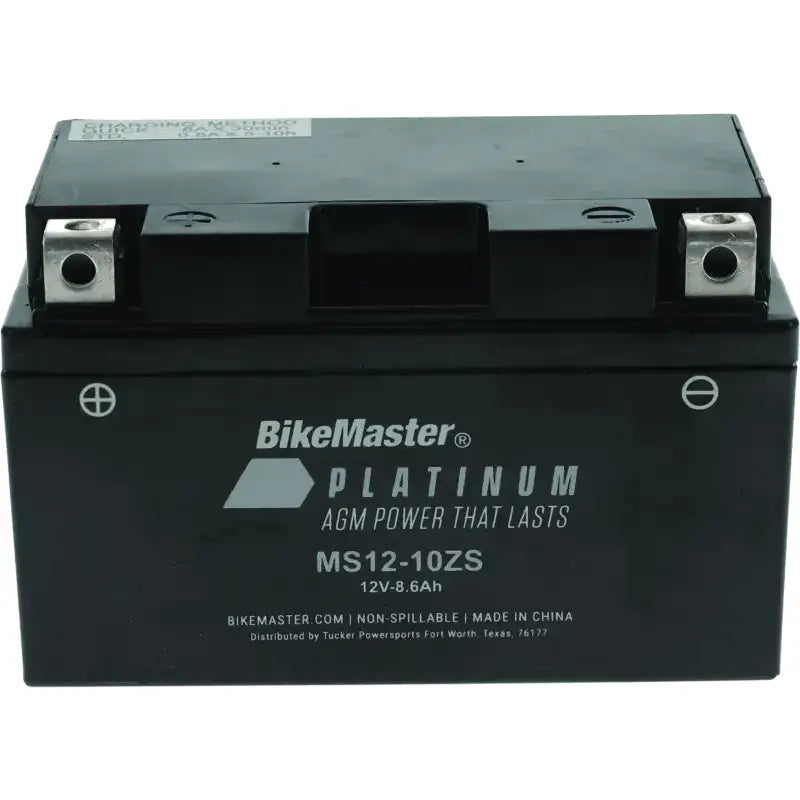 BikeMaster AGM Battery - MS12-10ZS - 780701 - Batteries Starting & Charging