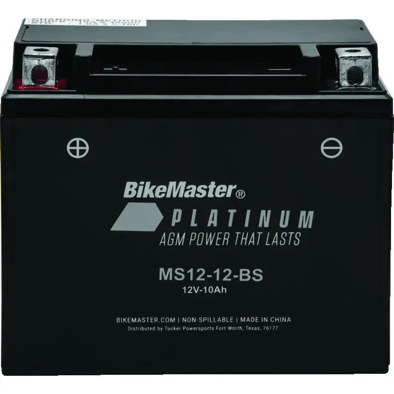 Bike Master 780708 BikeMaster AGM Battery - MS12-12-BS - 780708