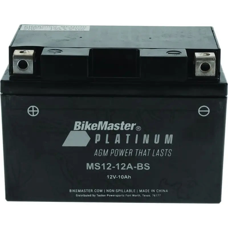 Bike Master 780704 BikeMaster AGM Battery - MS12-12A-BS - 780704
