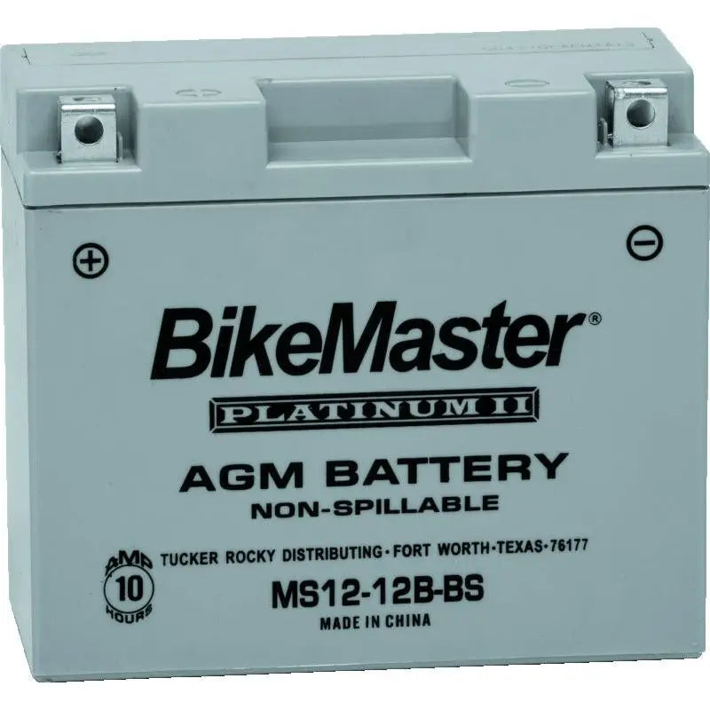 Bike Master 780762 BikeMaster AGM Battery - MS12-12B-BS - 780762