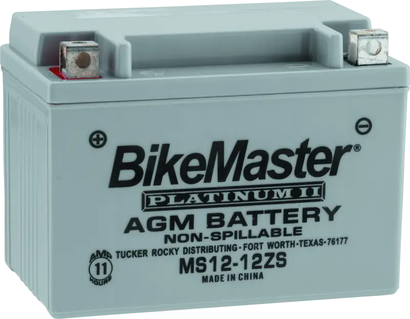 BikeMaster AGM Battery - MS12-12ZS - 780709 - Batteries Starting & Charging