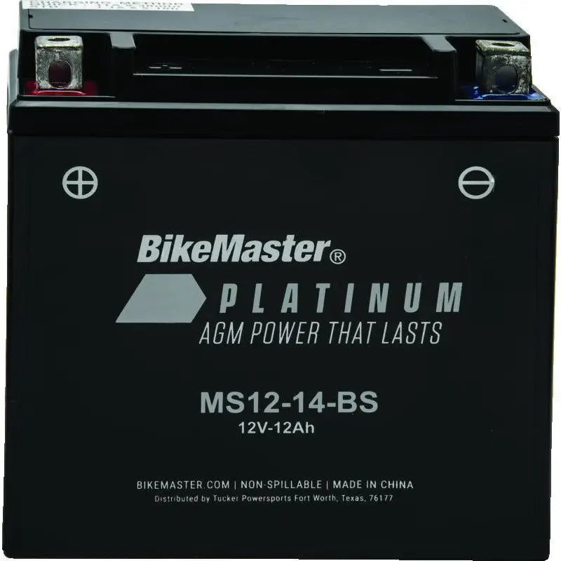 Bike Master 780713 BikeMaster AGM Battery - MS12-14-BS - 780713