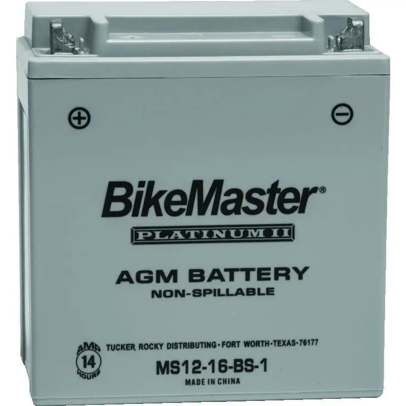 Bike Master 780771 BikeMaster AGM Battery - MS12-16-BS-1 - 780771