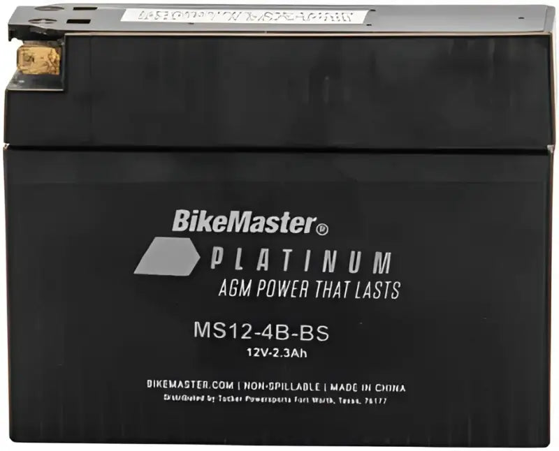 BikeMaster AGM Battery - MS12-4B-BS - 780749 - Batteries Starting & Charging