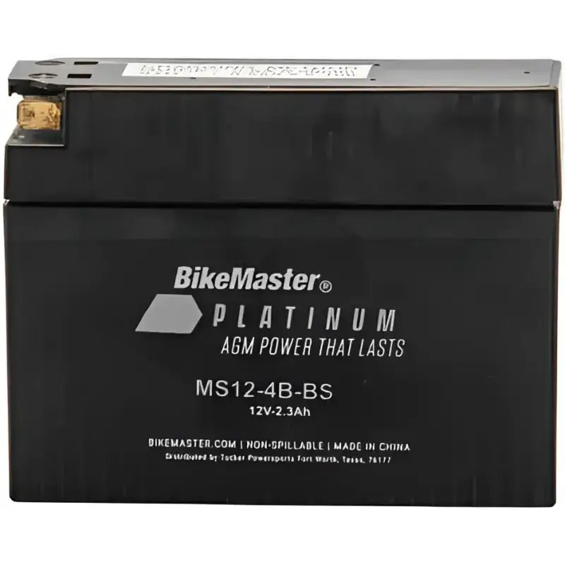 BikeMaster AGM Battery - MS12-4B-BS - 780749 - Batteries Starting & Charging