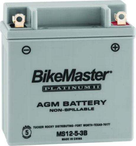 BikeMaster AGM Battery - MS12-5-3B - BikeMaster