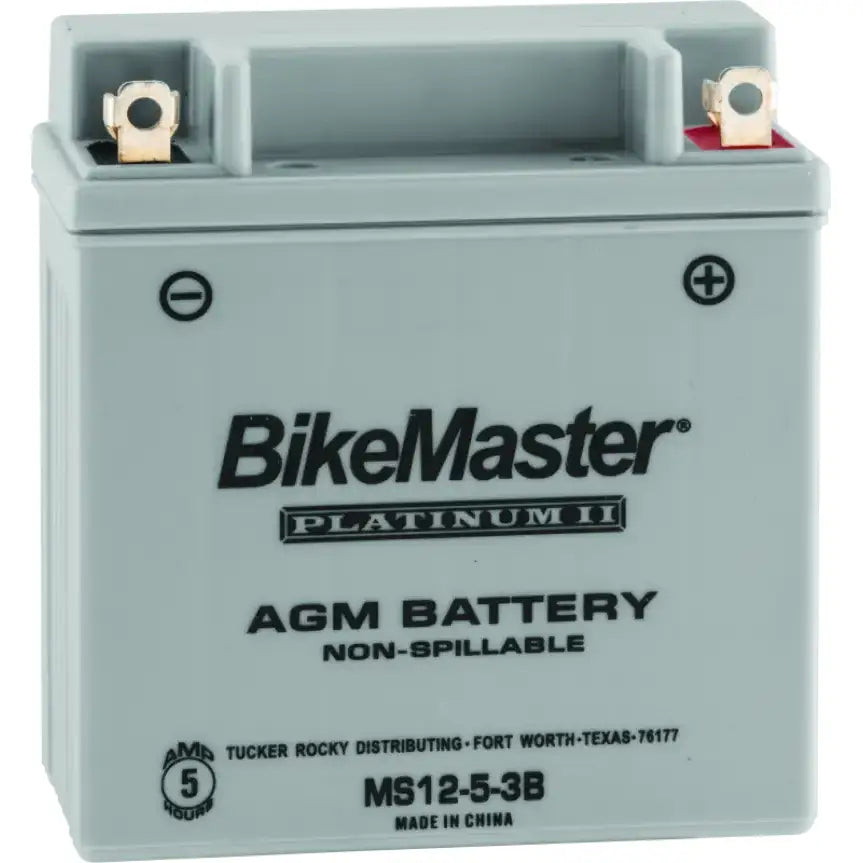 BikeMaster AGM Battery - MS12-5-3B - BikeMaster