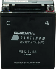 BikeMaster AGM Battery - MS12-7L-BS - RV and Auto Parts