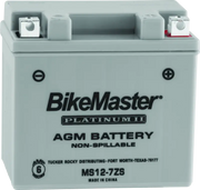 BikeMaster AGM Battery - MS12-7ZS - 780742 - Batteries Starting & Charging