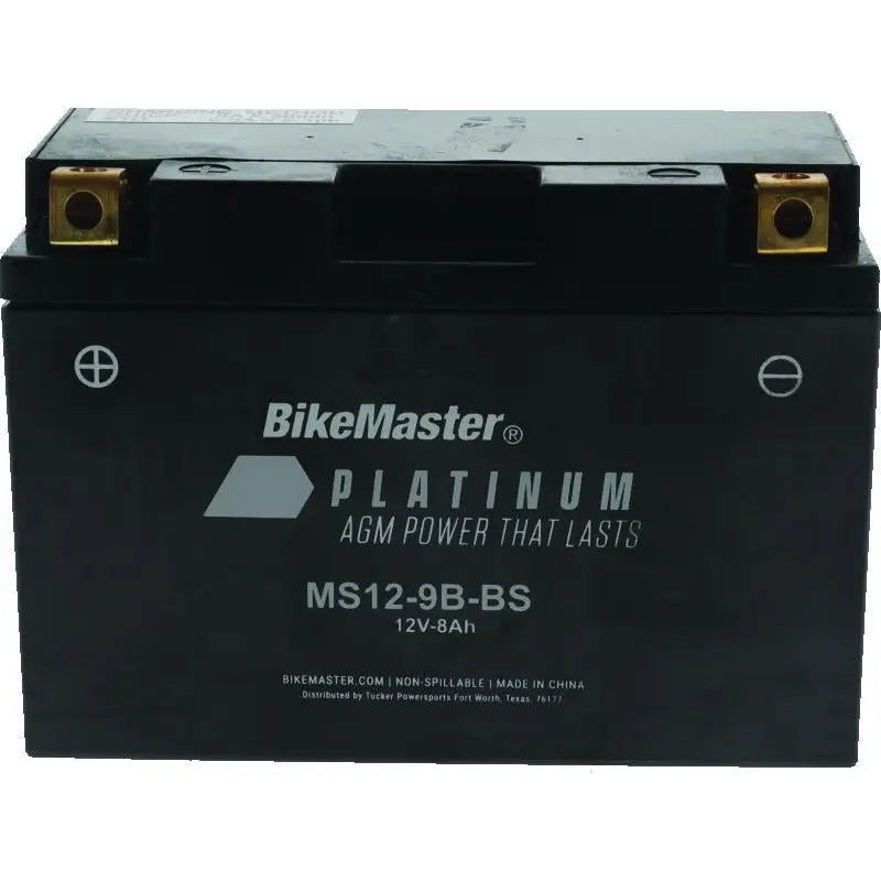 Bike Master 780744 BikeMaster AGM Battery - MS12-9B-BS - 780744