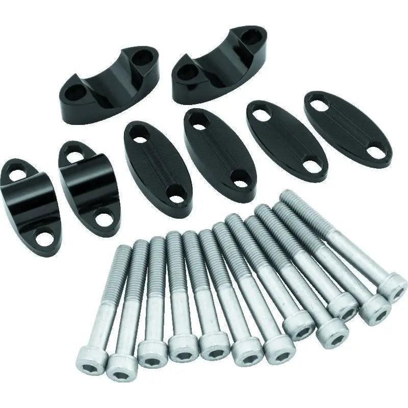 Bike Master 152269 BikeMaster Aluminum Handlebar Riser 1in - Black - 152269