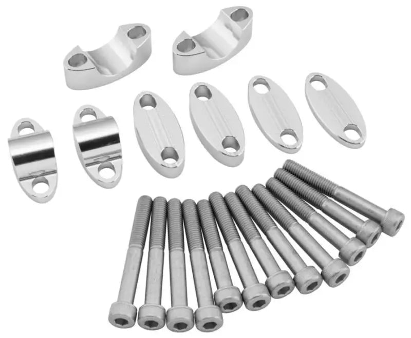 BikeMaster Aluminum Handlebar Riser 1in Silver for bikemaster aluminum handlebar upgrade