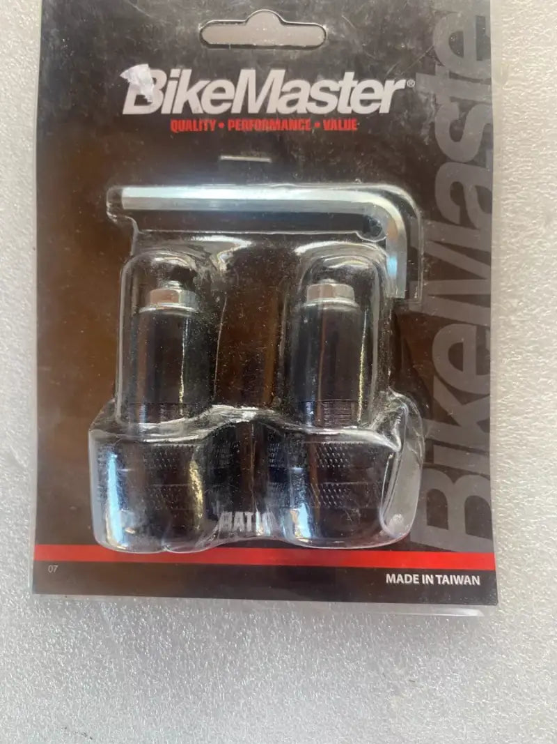 BikeMaster Anti Vibration Bar Ends with Allen Wrench for reduced handlebar vibration