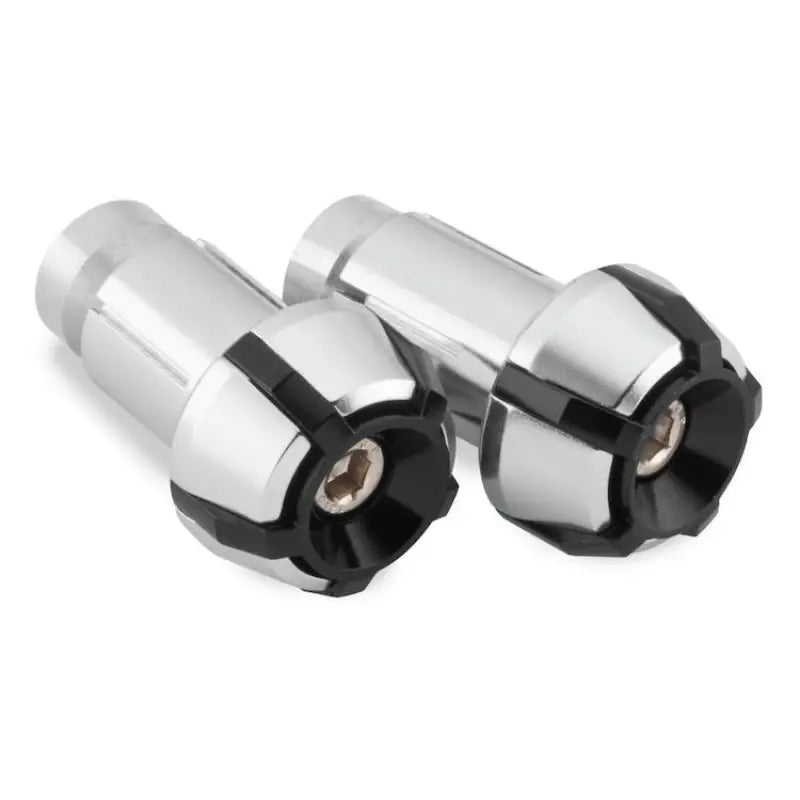 BikeMaster Anti-Vibration Bar Ends - Black/Silver - 152151 - Controls