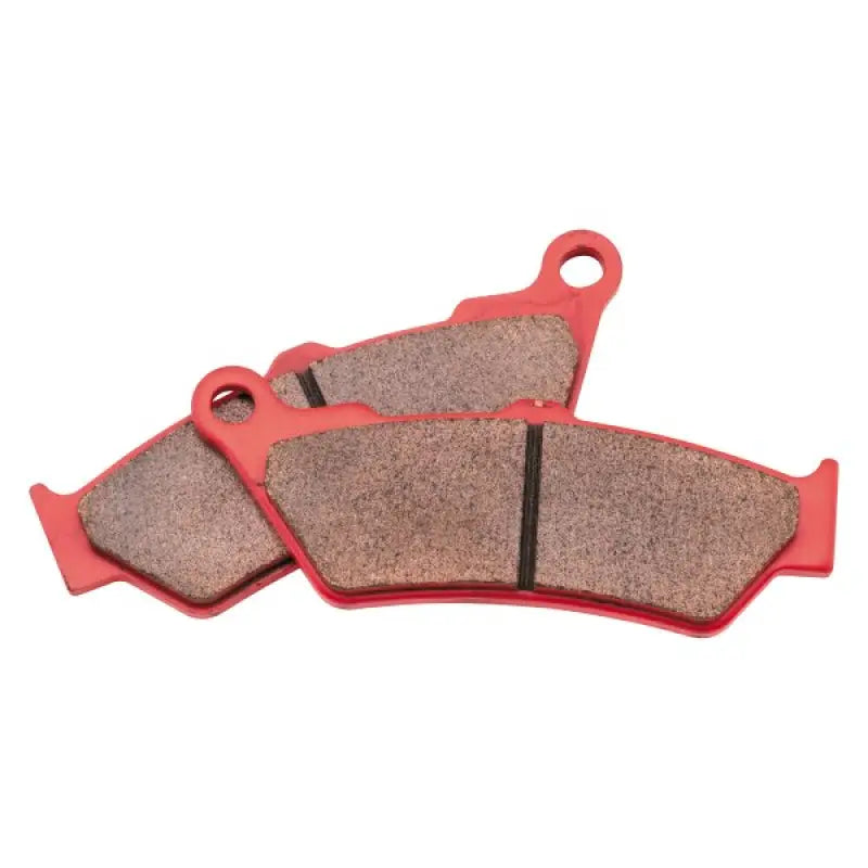 Red motorcycle brake pads for BikeMaster Aprilia Sintered Brake Pads Sintered Brake