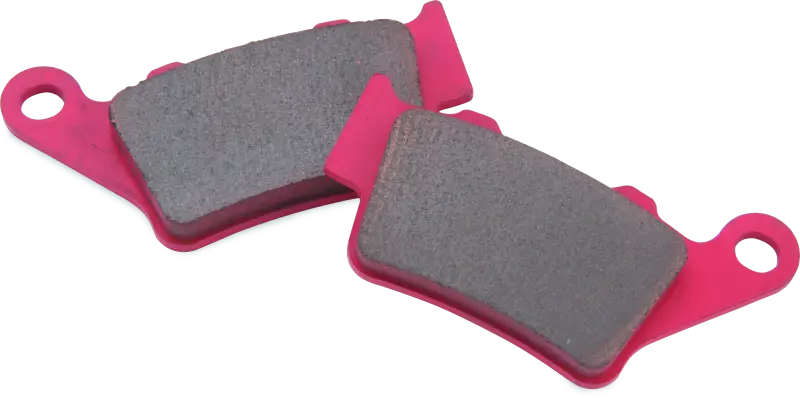 Pink and gray brake pads for BikeMaster ATK Sintered Brake Pads, perfect sintered brake pads