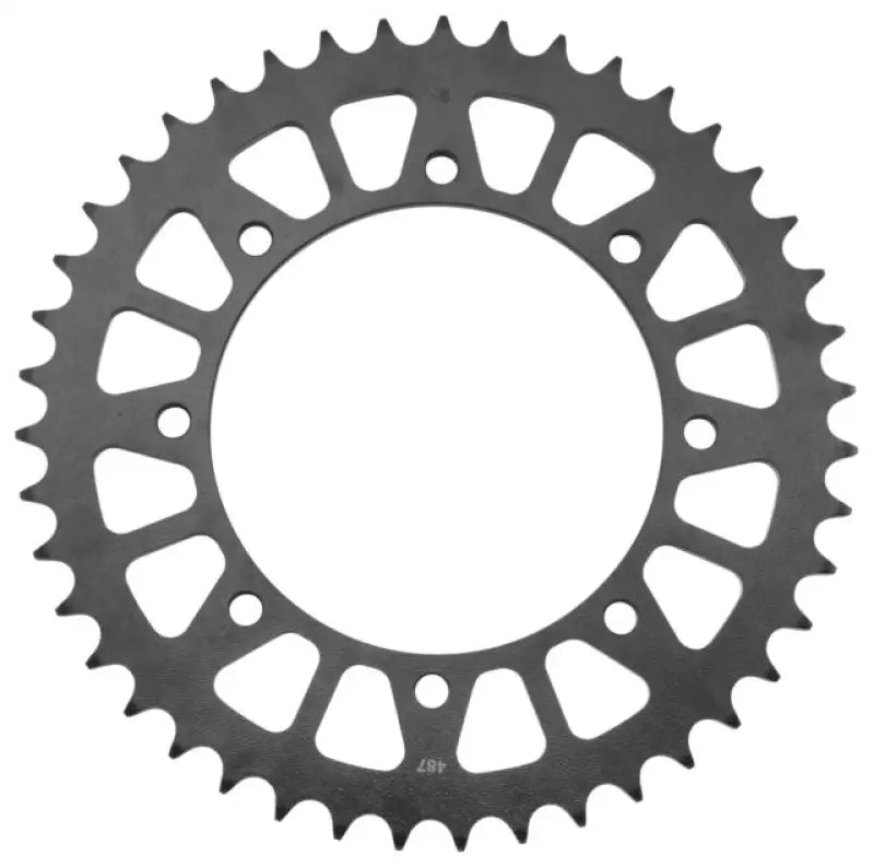 Gray metal BikeMaster Beta Rear Steel Sprocket 520 48T with teeth for bikes