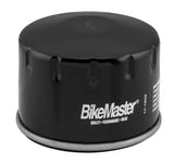 Black BikeMaster BMW BM-164 Oil Filter for BMW motorcycles, high quality oil filter