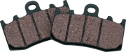Two textured BikeMaster BMW Brake Pads for optimal stopping power