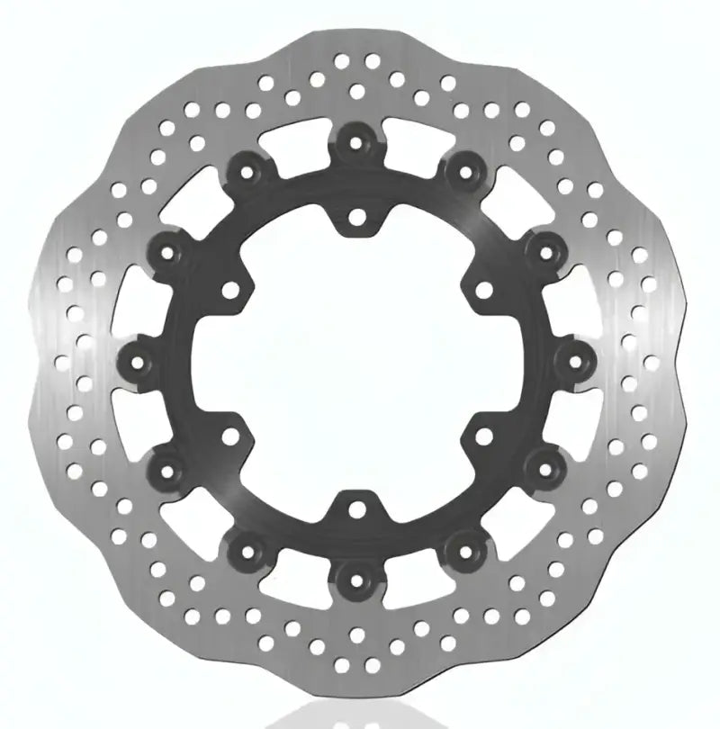 Perforated contour brake rotor for bikes, BikeMaster BMW Contour Brake Rotor 962130