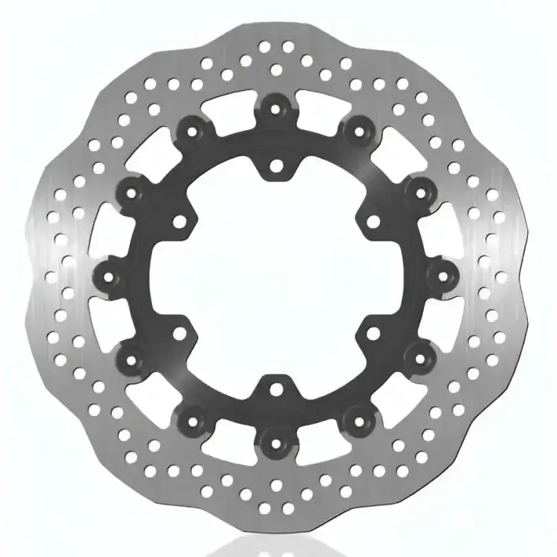 Perforated contour brake rotor for bikes, BikeMaster BMW Contour Brake Rotor 962130