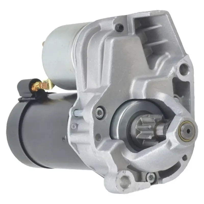 Silver and black BikeMaster BMW Starter for BMW bikes looking powerful and reliable