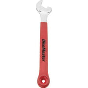 Red-handled BikeMaster Bottle Opener Wrench for easy biking and opening bottles