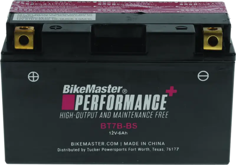 BikeMaster BT7B-BS Battery - 781312 - Batteries Starting & Charging